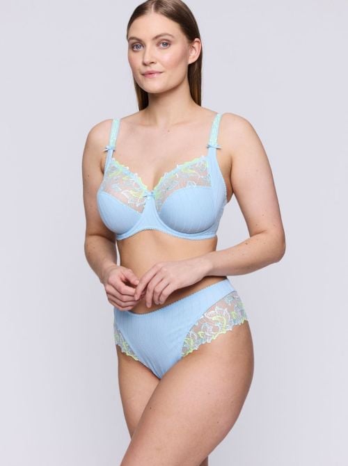 Deauville perizoma lussuoso, milky blue PRIMADONNA