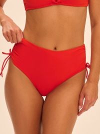 Select slip a vita alta per bikini, orange