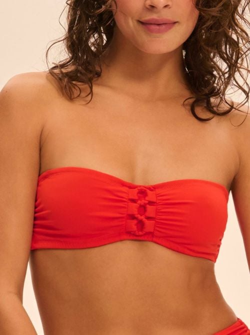 Select reggiseno a fascia per bikini , orange SIMONE PERELE BEACHWEAR