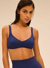 Pretty top per  bikini, blu notte