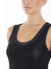 Emilia Canotta Filoscozia costine, nero