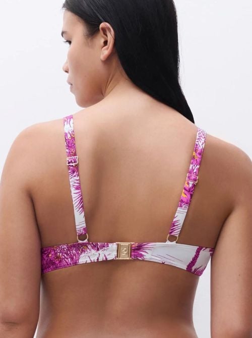 Sauvage reggiseno per bikini con ferretto, giungla bianca