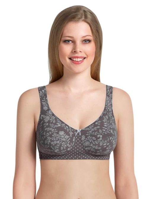 Nice 5878 - non-wired bra, grey