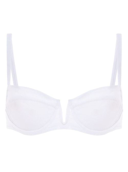 Folie balconcino con ferretto per bikini, bianco