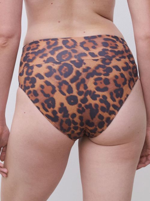 Sauvage slip per bikini altezza regolabile, Wild Leopard