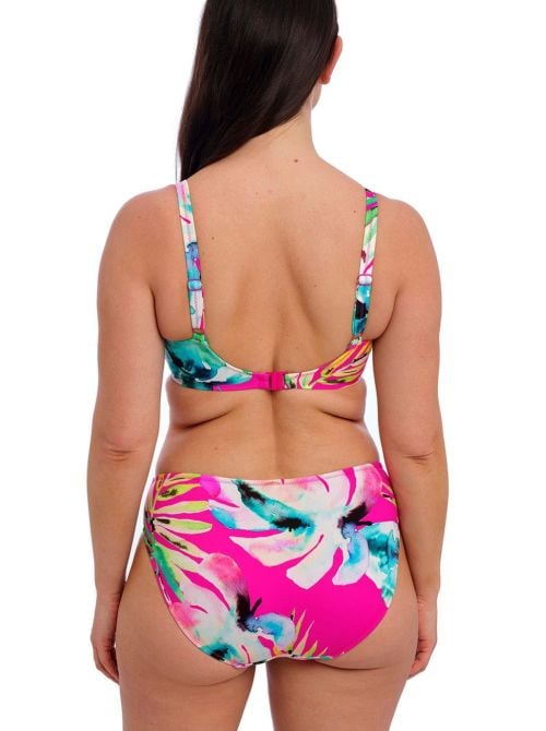 Carabelita wired bikini bra, peony