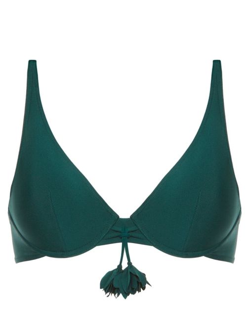 Miracle push up per bikini con ferretto, verde