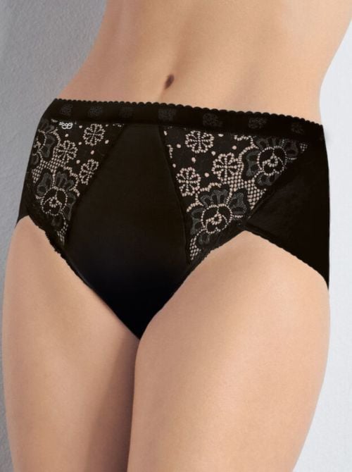 Chic Midi confezione da 4 slip, nero SLOGGI