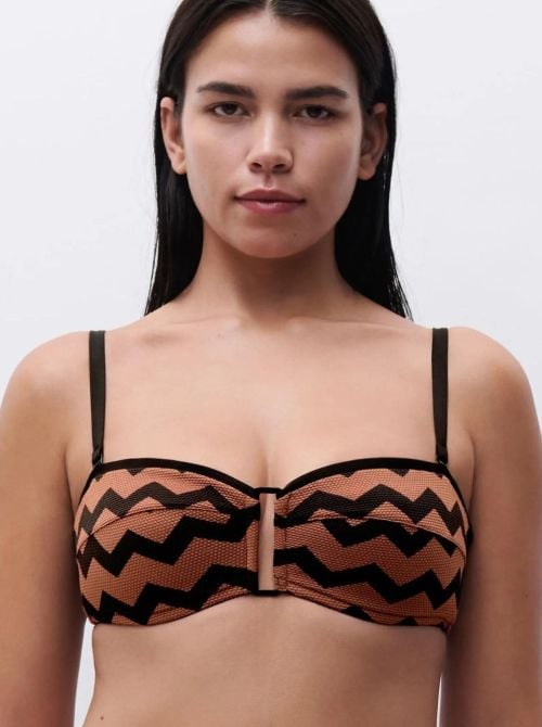 Totem reggiseno per bikini con ferretto, Hypnotic Earth