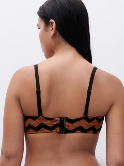Totem reggiseno per bikini con ferretto, Hypnotic Earth
