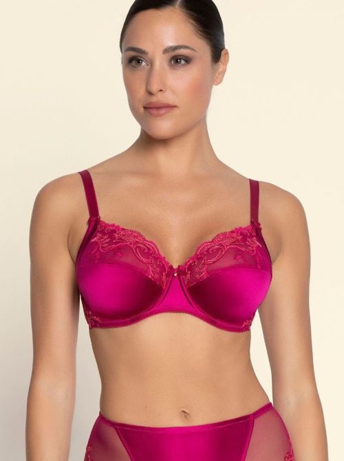 Splendeur Soie reggiseno con ferretto, splendeur carmin