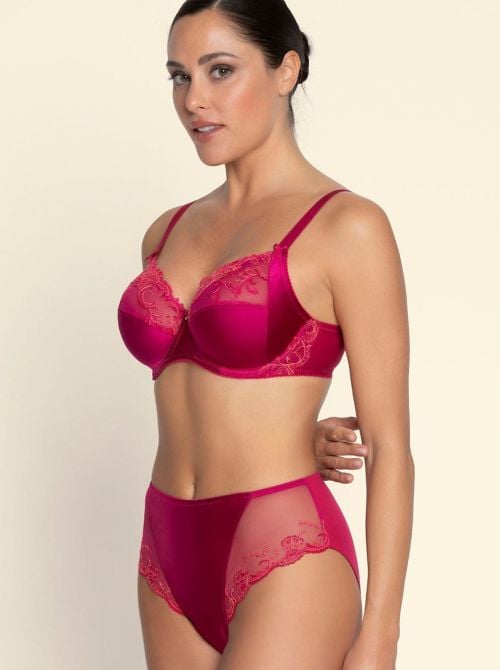 Splendeur Soie reggiseno con ferretto, splendeur carmin