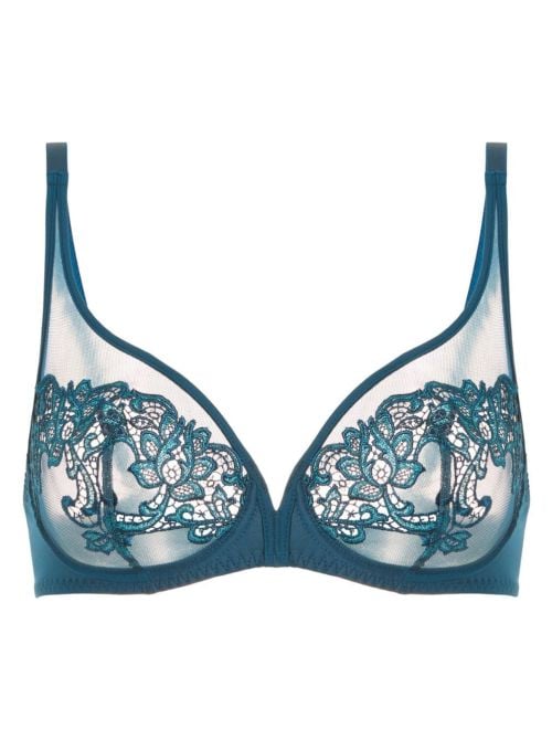 Saga Reggiseno a balconcino con ferretto, blue prestige