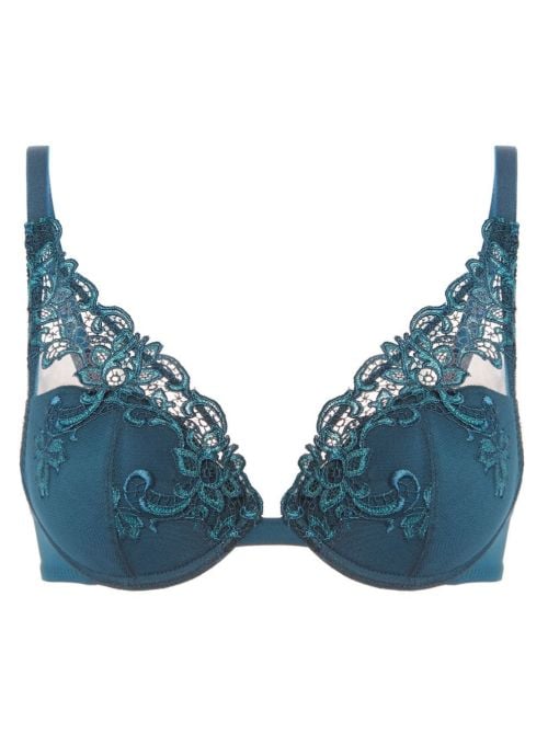 Saga Reggiseno push up, blue prestige