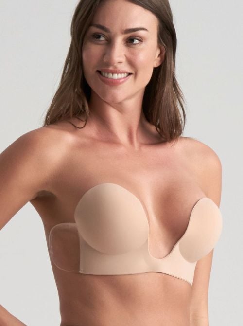 Sus Bra Invisible Self-Adhesive Silicone Bra, beige