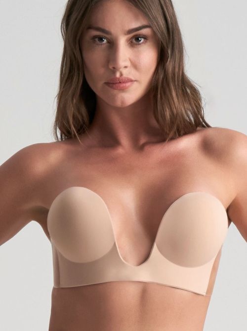 Sus Bra Invisible Self-Adhesive Silicone Bra, beige
