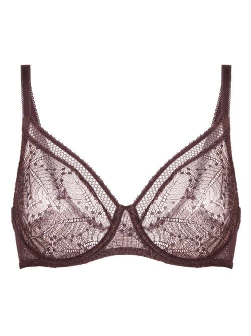 Comete Reggiseno con ferretto coppe profonde, vinacciabosco