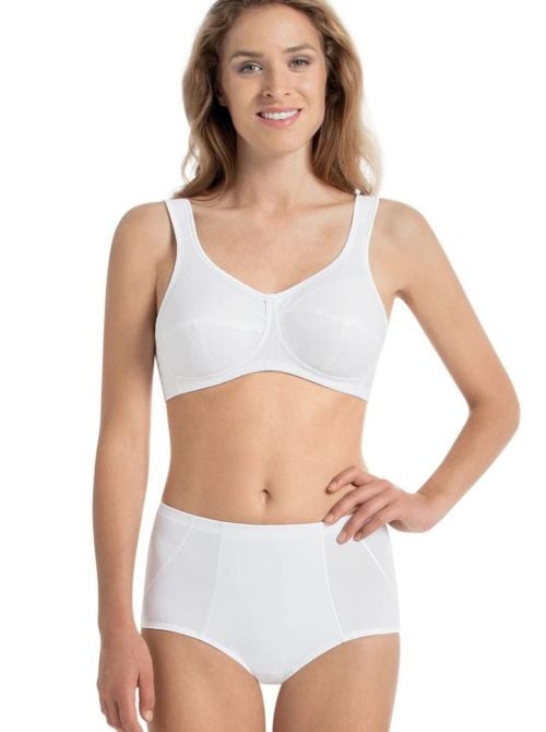 Jana reggiseno in cotone senza ferretto, bianco ANITA
