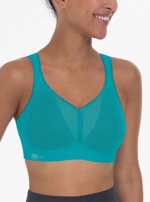5544 Air Control reggiseno sportivo con imbottitura, peacock