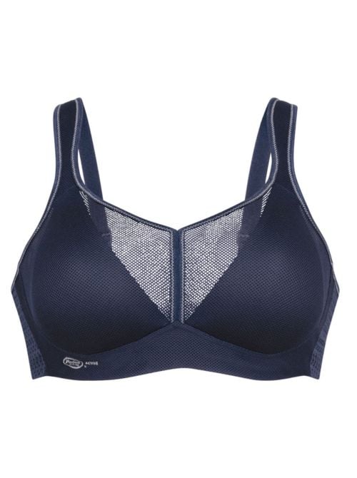 5544 Air Control reggiseno sportivo con imbottitura, blu iris