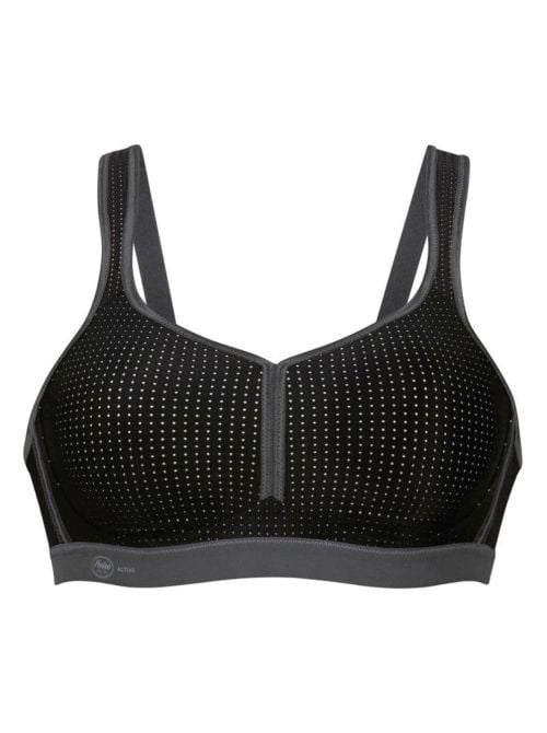 5566 Performance reggiseno sportivo, nero antracite