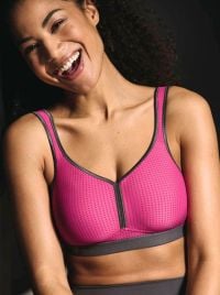 5566 Performance reggiseno sportivo, pink antracite