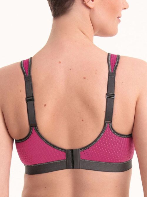 5566 Performance reggiseno sportivo, pink antracite