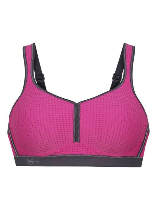 5566 Performance reggiseno sportivo, pink antracite