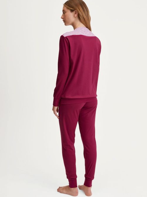 Soulmate pyjama with cuff, dahlia pink
