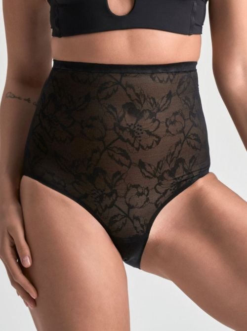 Slip Modellante Vita Alta in Pizzo
