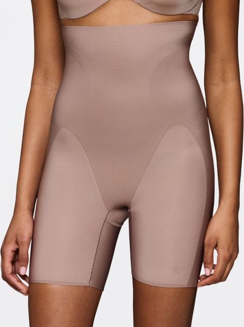 Illusion Curve Shorts Modellante Vita Alta, chocolate mousse