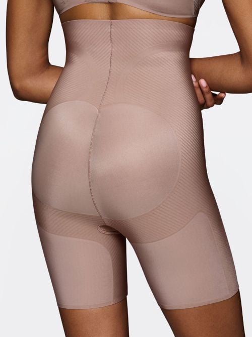 Illusion Curve Shorts Modellante Vita Alta, chocolate mousse