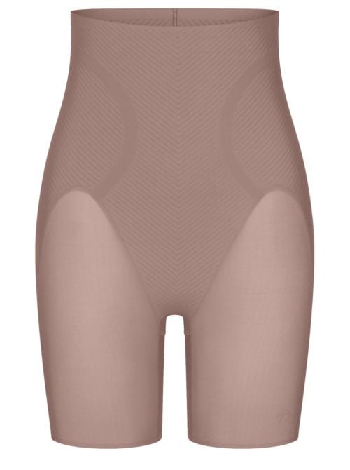 Illusion Curve Shorts Modellante Vita Alta, chocolate mousse