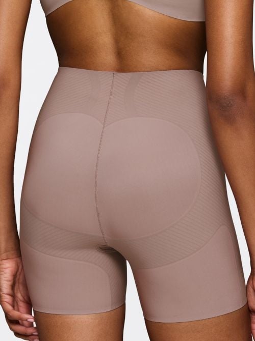 Illusion Curve Pantaloncino Modellante Vita Alta, chocolate mousse