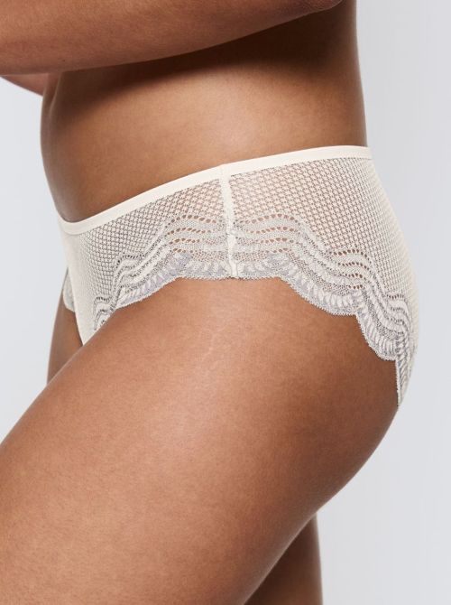 Comfort Glam Slip Hipster, silk white