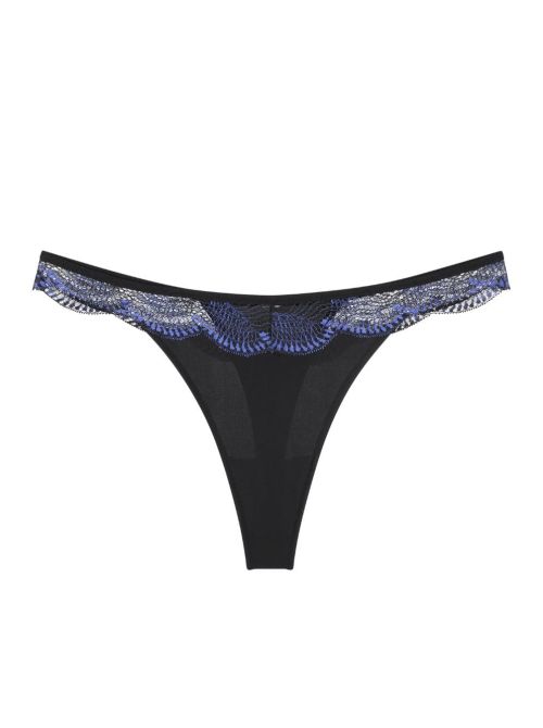 Comfort Glam Slip String, nero