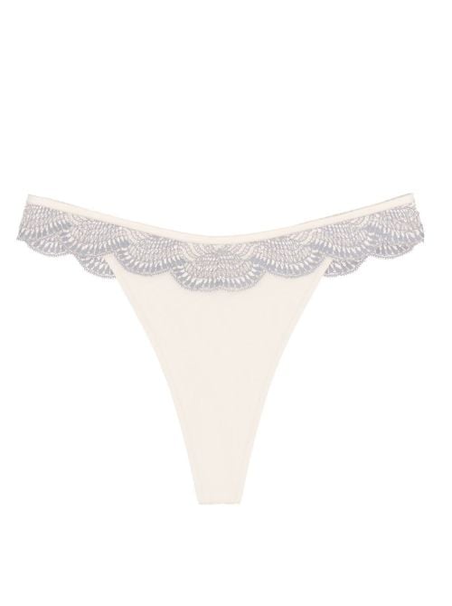 Comfort Glam Slip String, silk white