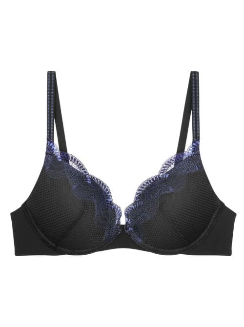 Comfort Glam Reggiseno Push-Up con Ferretto, nero