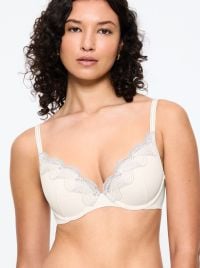 Comfort Glam Reggiseno Push-Up con Ferretto, silk white