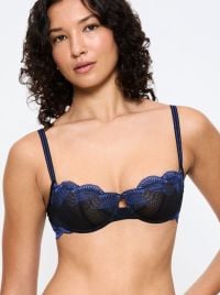Comfort Glam Reggiseno con Ferretto, nero