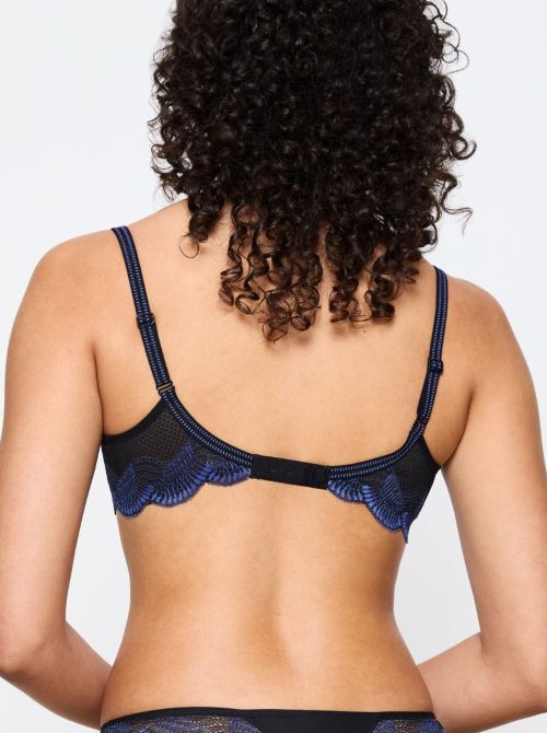 Comfort Glam Reggiseno con Ferretto, nero