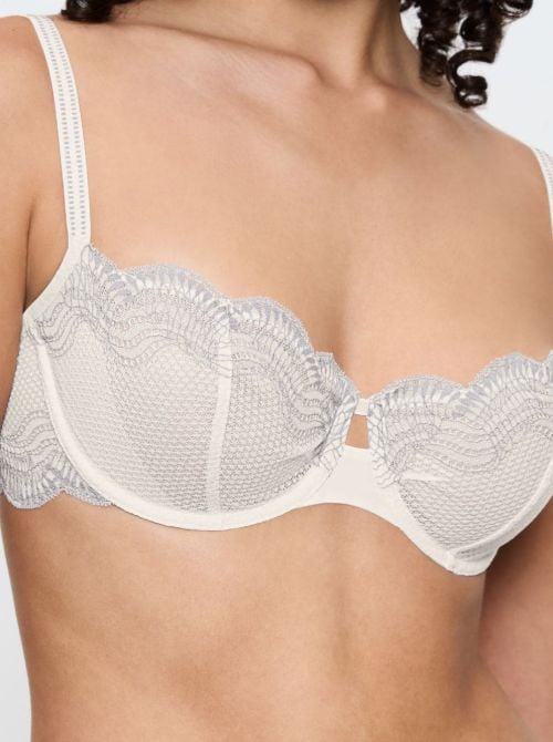 Comfort Glam Reggiseno con Ferretto, silk white
