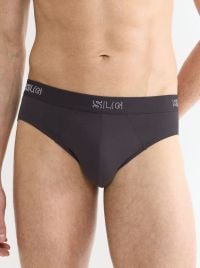 SLG Base 2 Slip Uomo in Cotone Bio, carbone