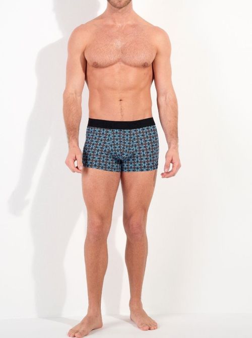 Aloys Boxer - Dark Grey Print
