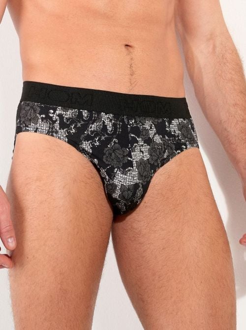 Fairmont Mini Slip Uomo Black Print HOM