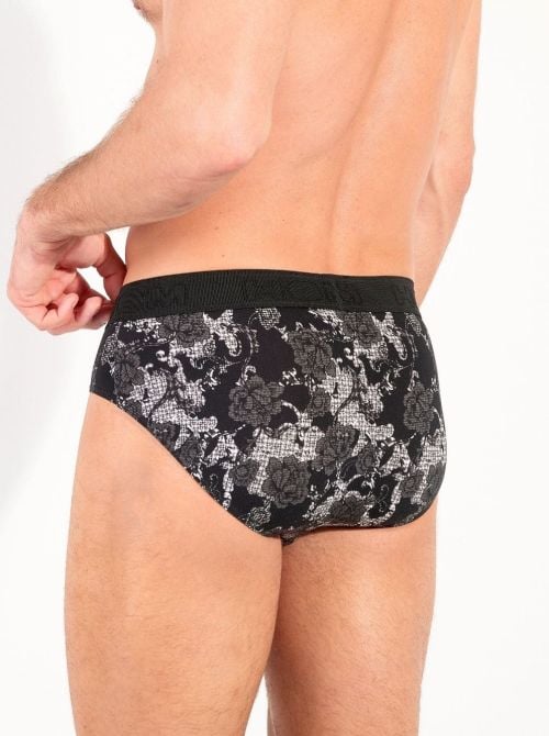 Fairmont Mini Slip Uomo Black Print