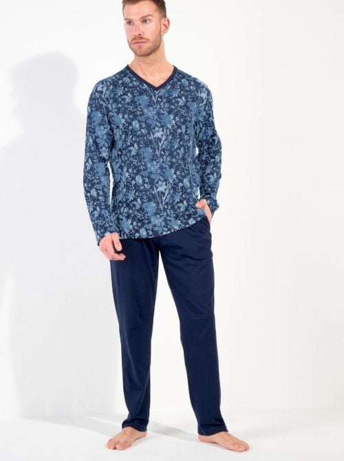 Compi&egrave;gne Pigiama lungo Compi&egrave;gne - Navy Print