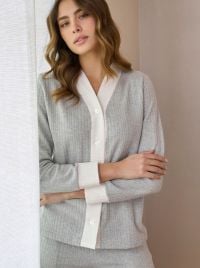Diletta Pigiama caldo con cardigan