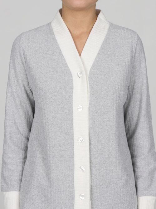 Diletta Pigiama caldo con cardigan