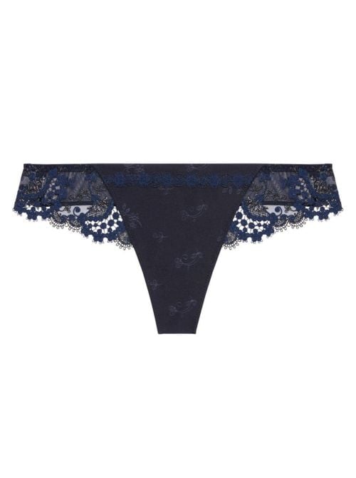 Wish Slip brasiliana in pizzo, zaffiro